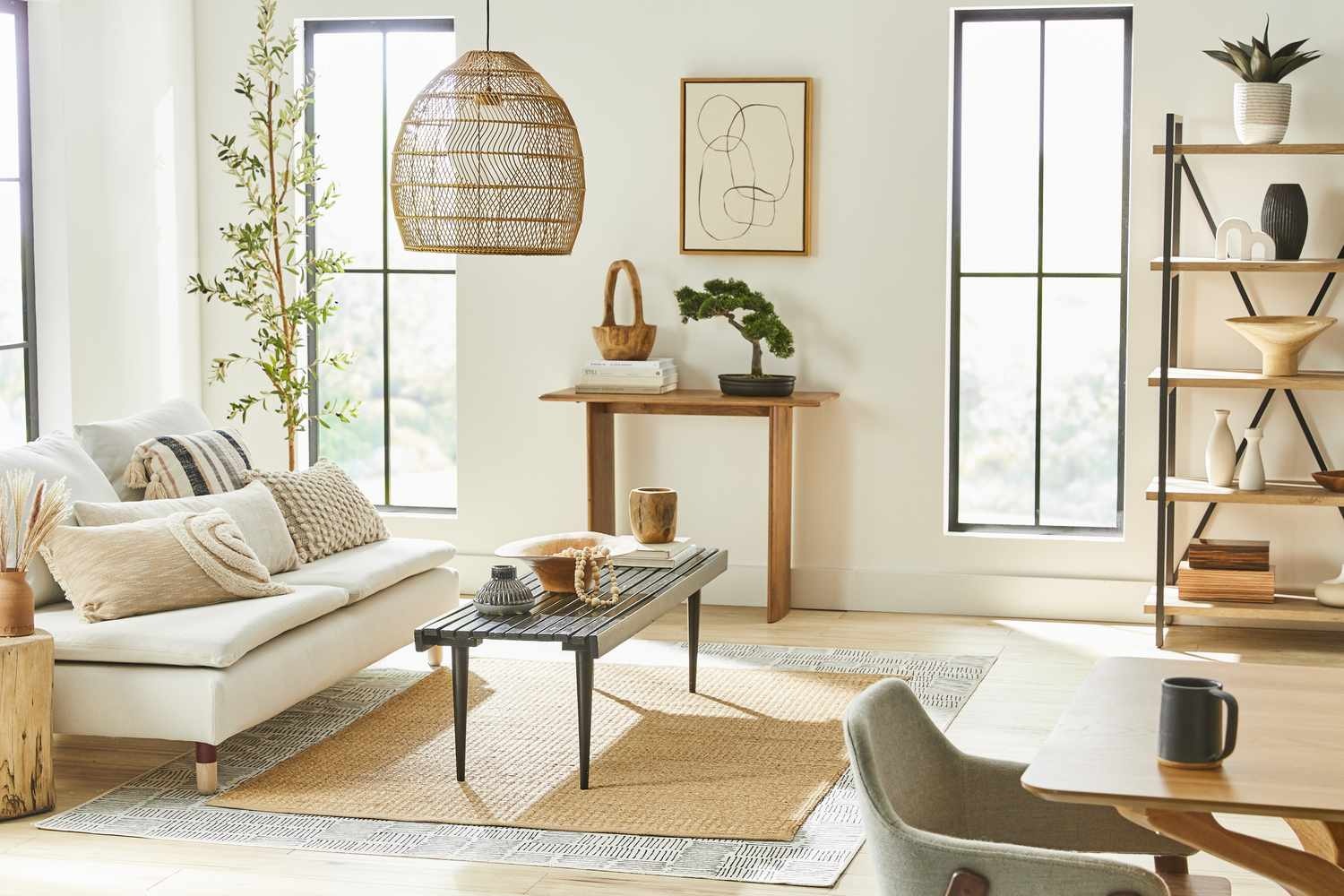 Xu hướng phòng khách 2026: Phong cách Japandi tái xuất - 1