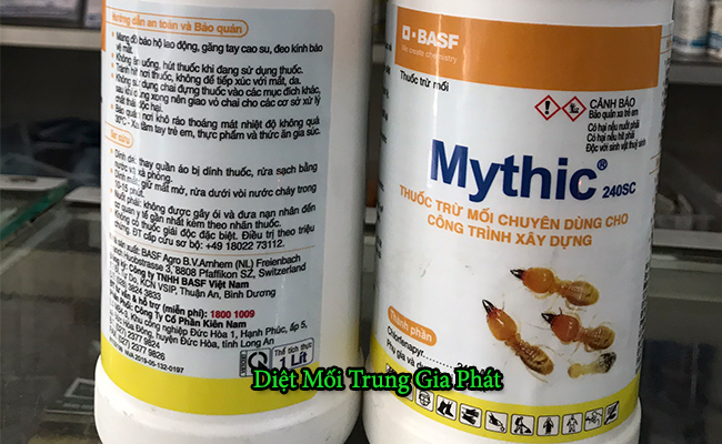 Hình ảnh chai thuốc phòng chống mối MYTHIC 240SC