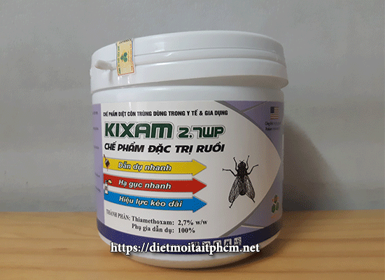 Thuốc diệt ruồi Kixam 2.7 WP nhập khẩu từ Mỹ